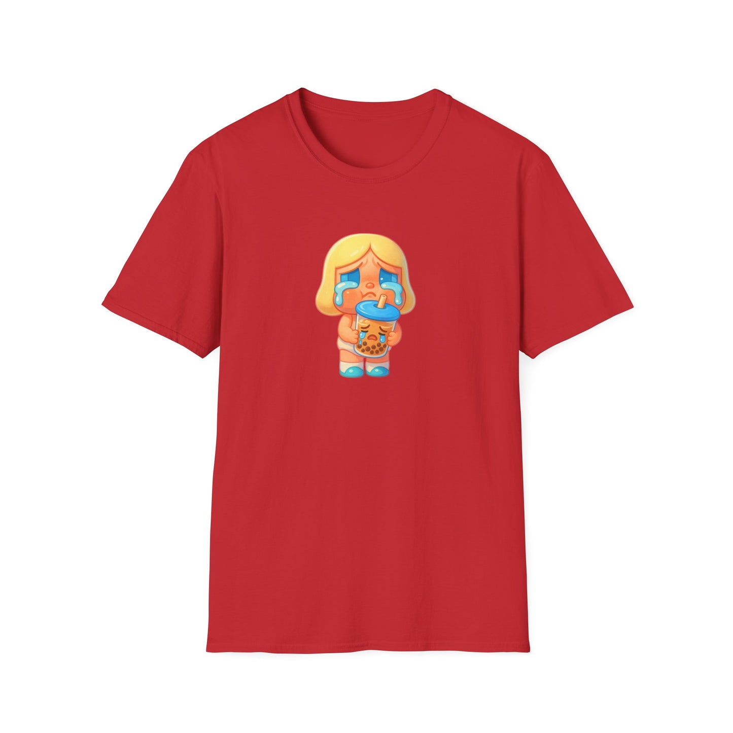 CryBaby Inspired holding a sad bubble tea (Popmart) Adult Unisex Shirt