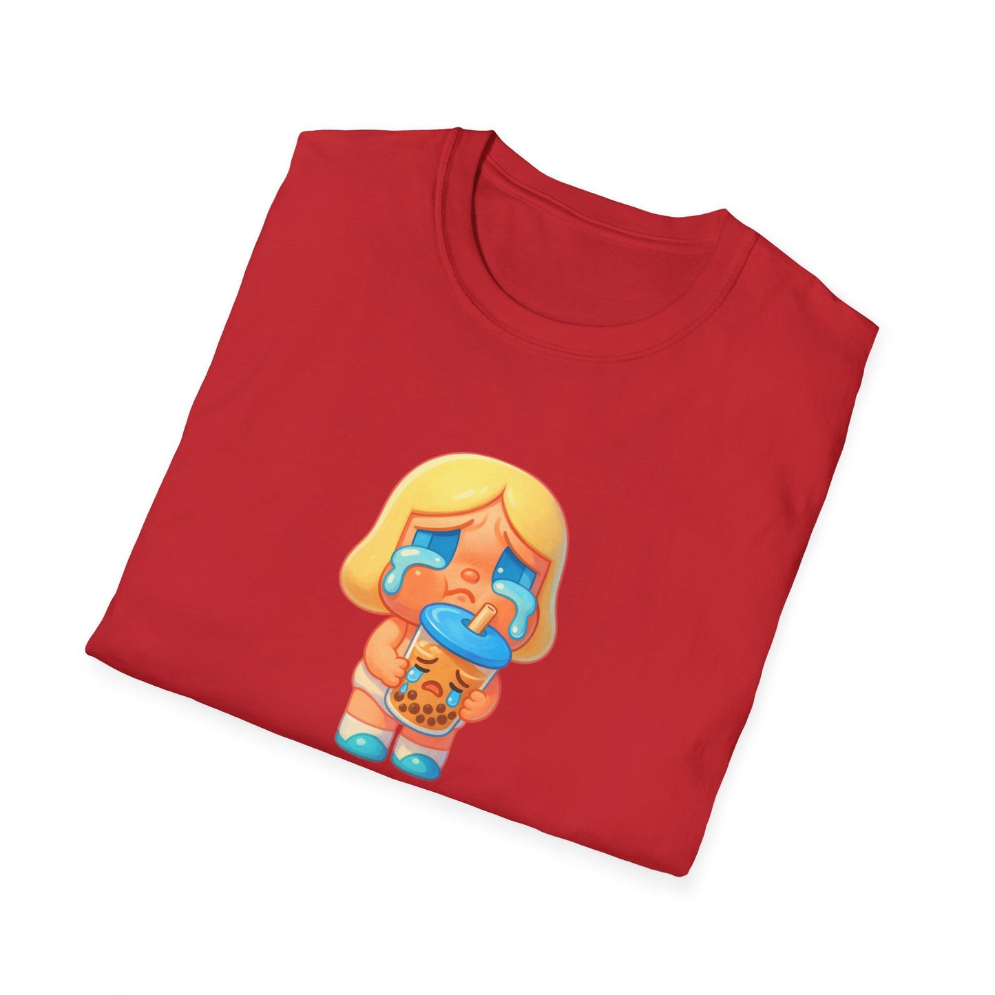 CryBaby Inspired holding a sad bubble tea (Popmart) Adult Unisex Shirt