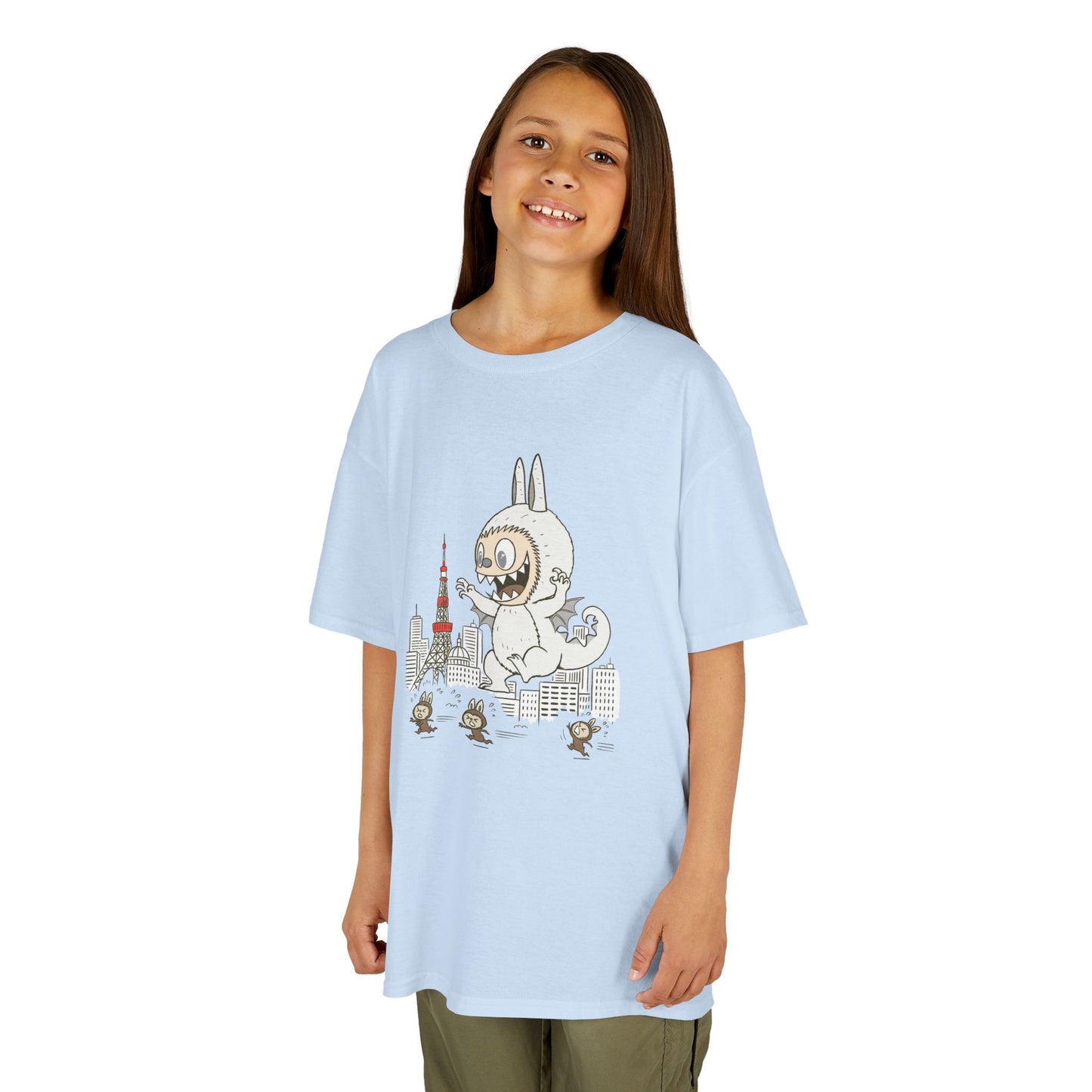 Zimomo Takes Tokyo (Labubu-Inspired) Kid's Shirt