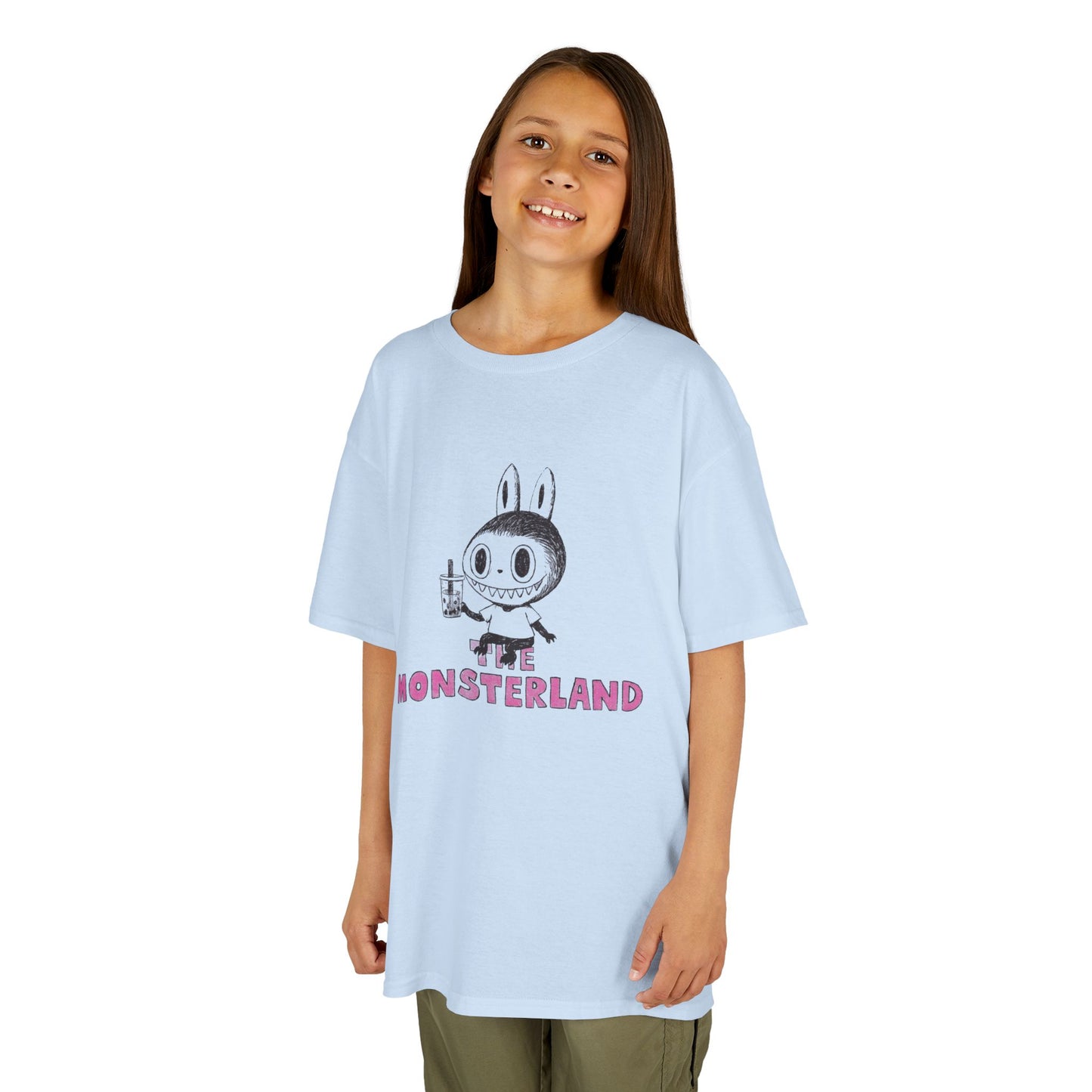 The Monsterland Boba (Sketch Labubu-Inspired) Kid's Unisex Shirt