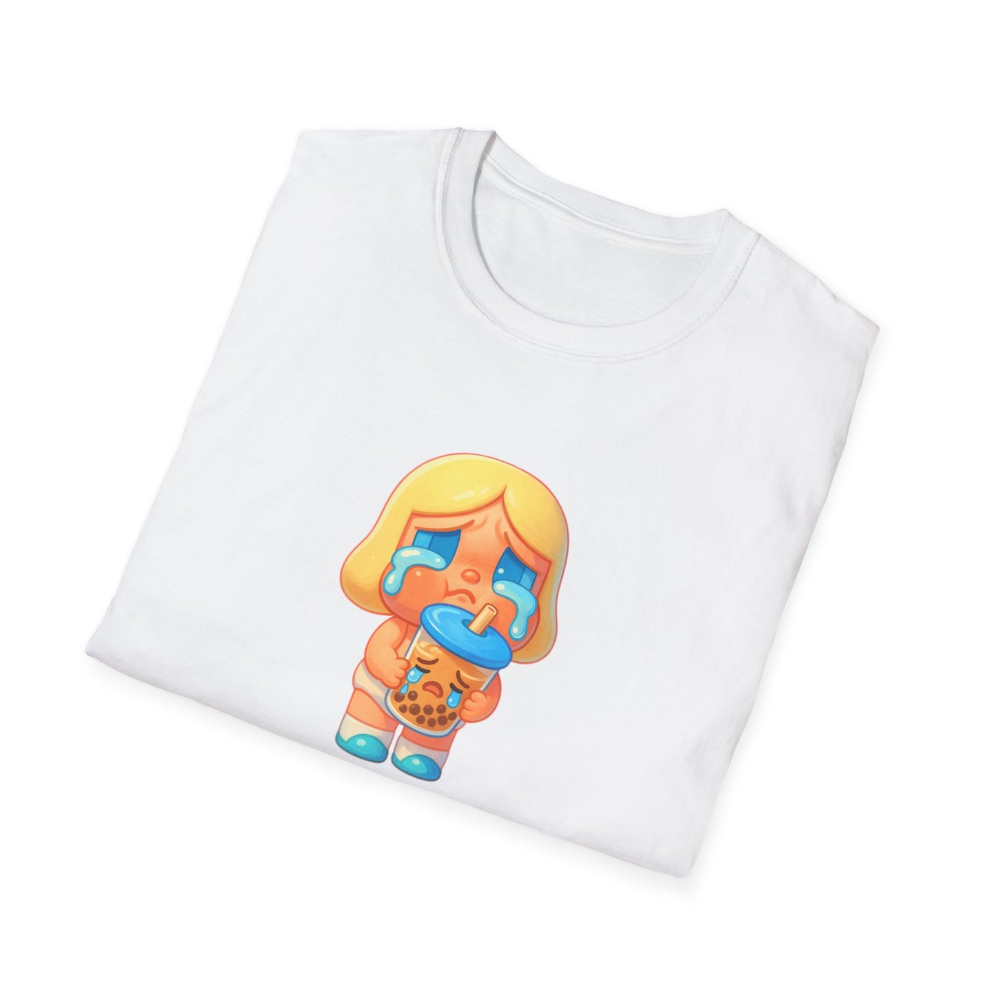 CryBaby Inspired holding a sad bubble tea (Popmart) Adult Unisex Shirt