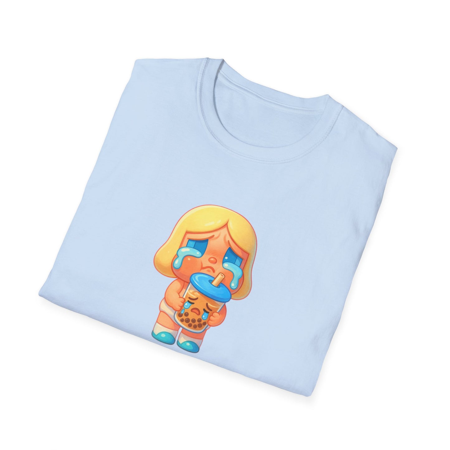 CryBaby Inspired holding a sad bubble tea (Popmart) Adult Unisex Shirt