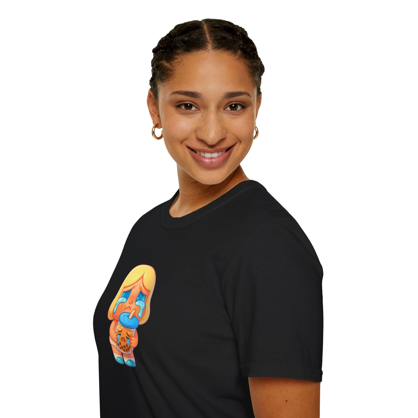 CryBaby Inspired holding a sad bubble tea (Popmart) Adult Unisex Shirt