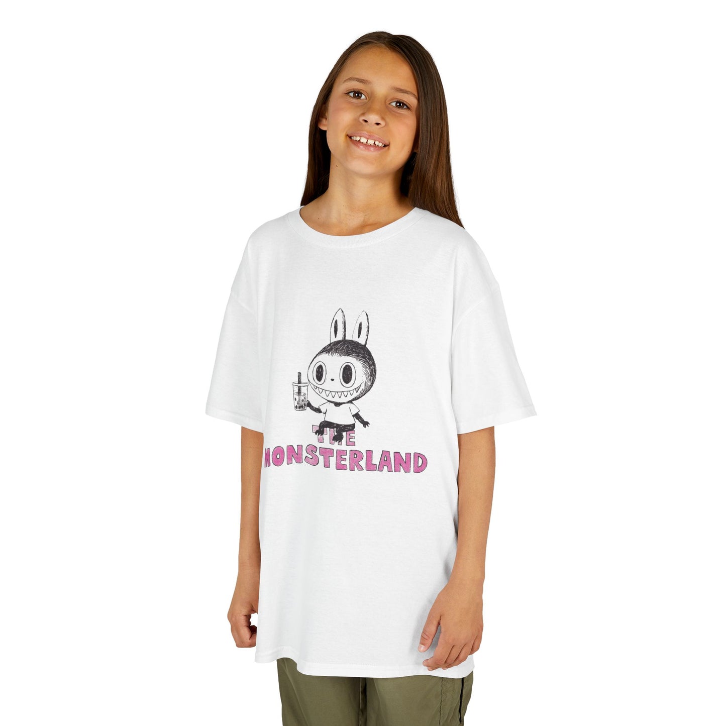 The Monsterland Boba (Sketch Labubu-Inspired) Kid's Unisex Shirt