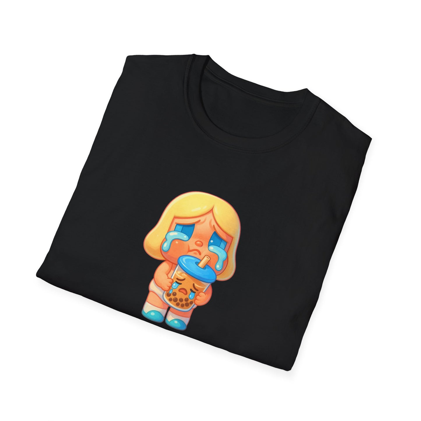 CryBaby Inspired holding a sad bubble tea (Popmart) Adult Unisex Shirt
