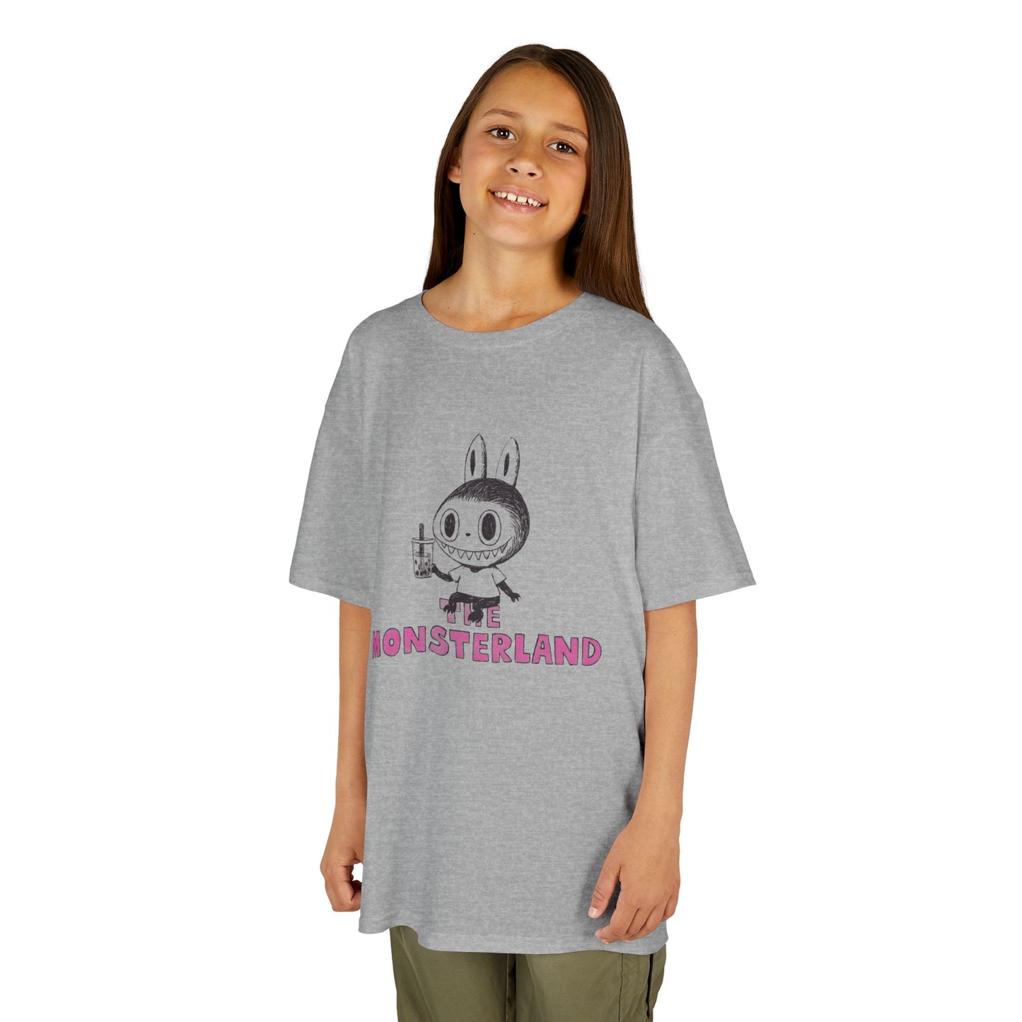 The Monsterland Boba (Sketch Labubu-Inspired) Kid's Unisex Shirt
