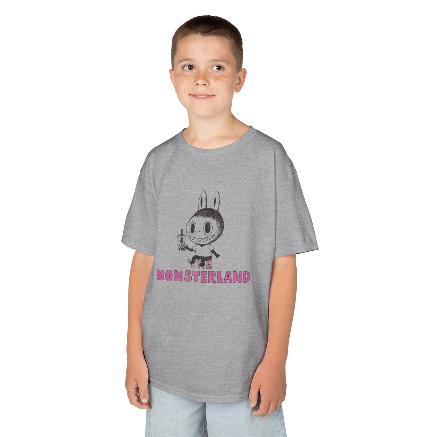 The Monsterland Boba (Sketch Labubu-Inspired) Kid's Unisex Shirt