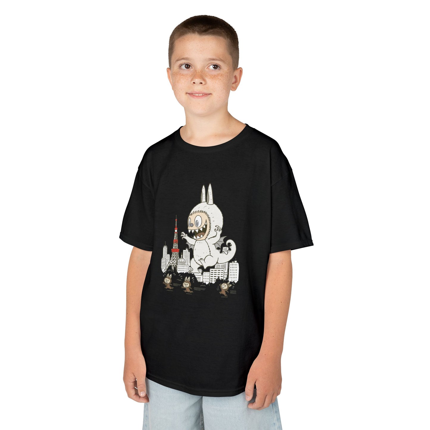 Zimomo Takes Tokyo (Labubu-Inspired) Kid's Shirt