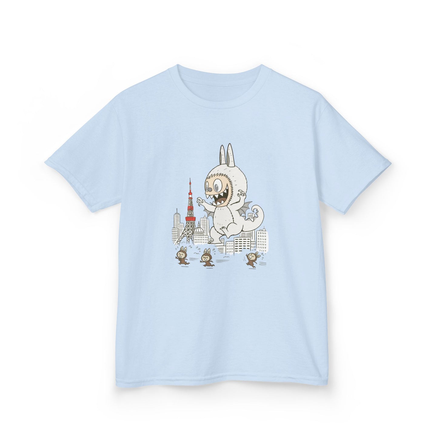 Zimomo Takes Tokyo (Labubu-Inspired) Kid's Shirt