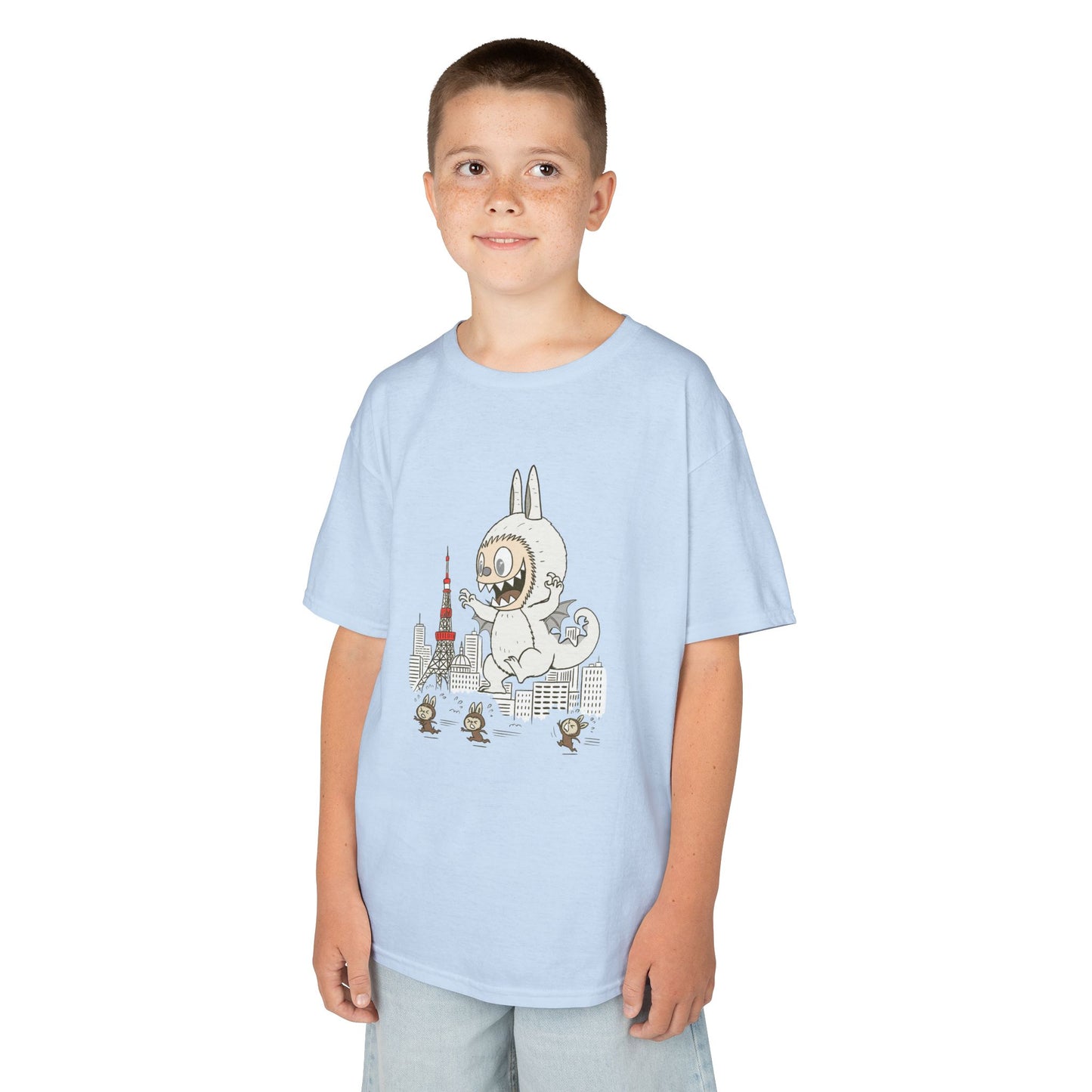 Zimomo Takes Tokyo (Labubu-Inspired) Kid's Shirt