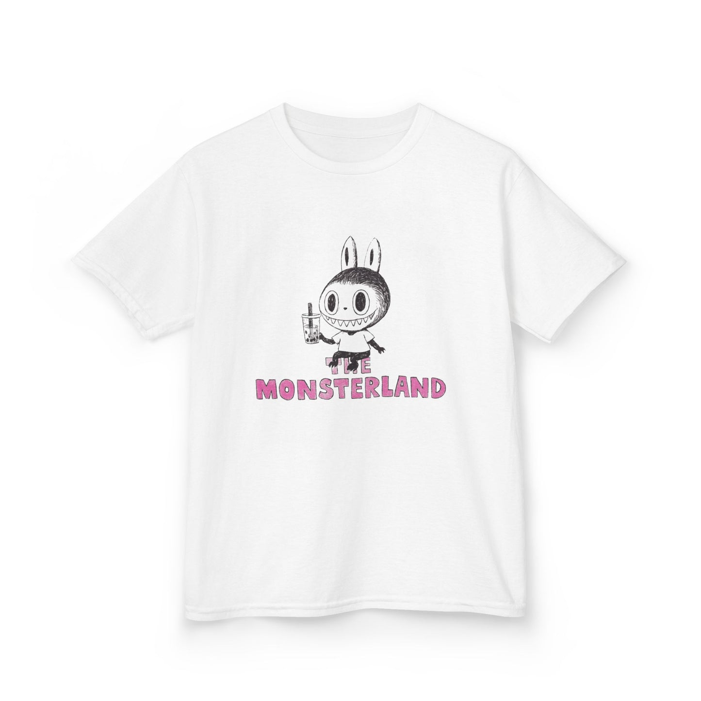 The Monsterland Boba (Sketch Labubu-Inspired) Kid's Unisex Shirt