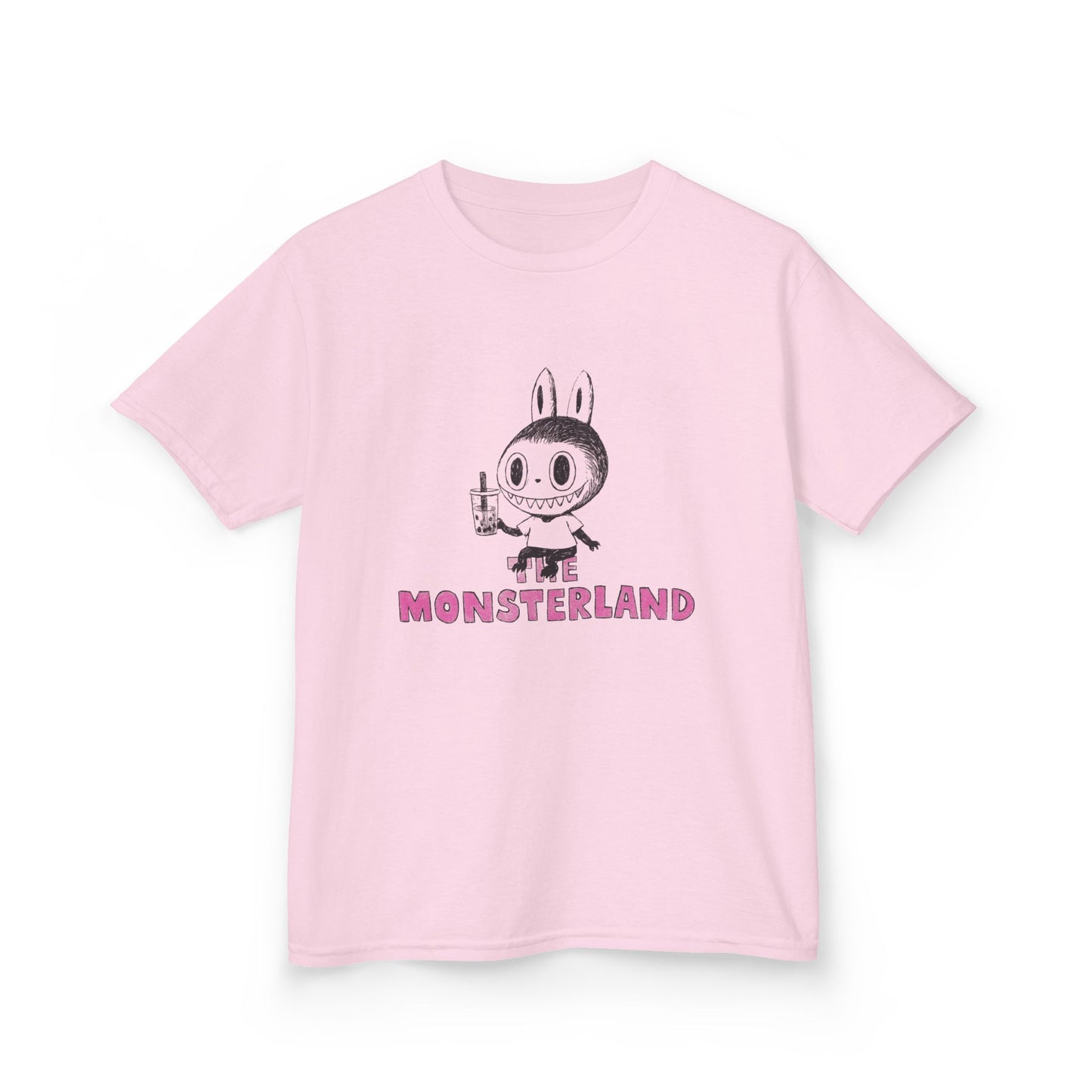 The Monsterland Boba (Sketch Labubu-Inspired) Kid's Unisex Shirt