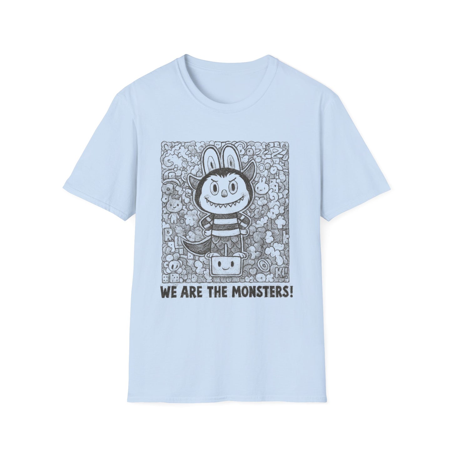 We Are The Monsters! (Sketch Labubu-Inspired) Adult Unisex Shirt