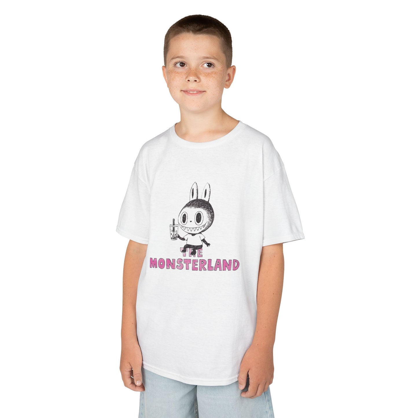 The Monsterland Boba (Sketch Labubu-Inspired) Kid's Unisex Shirt