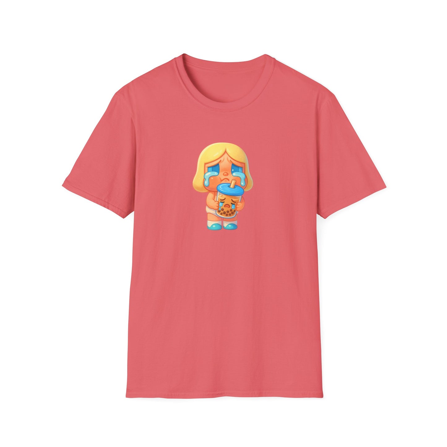 CryBaby Inspired holding a sad bubble tea (Popmart) Adult Unisex Shirt