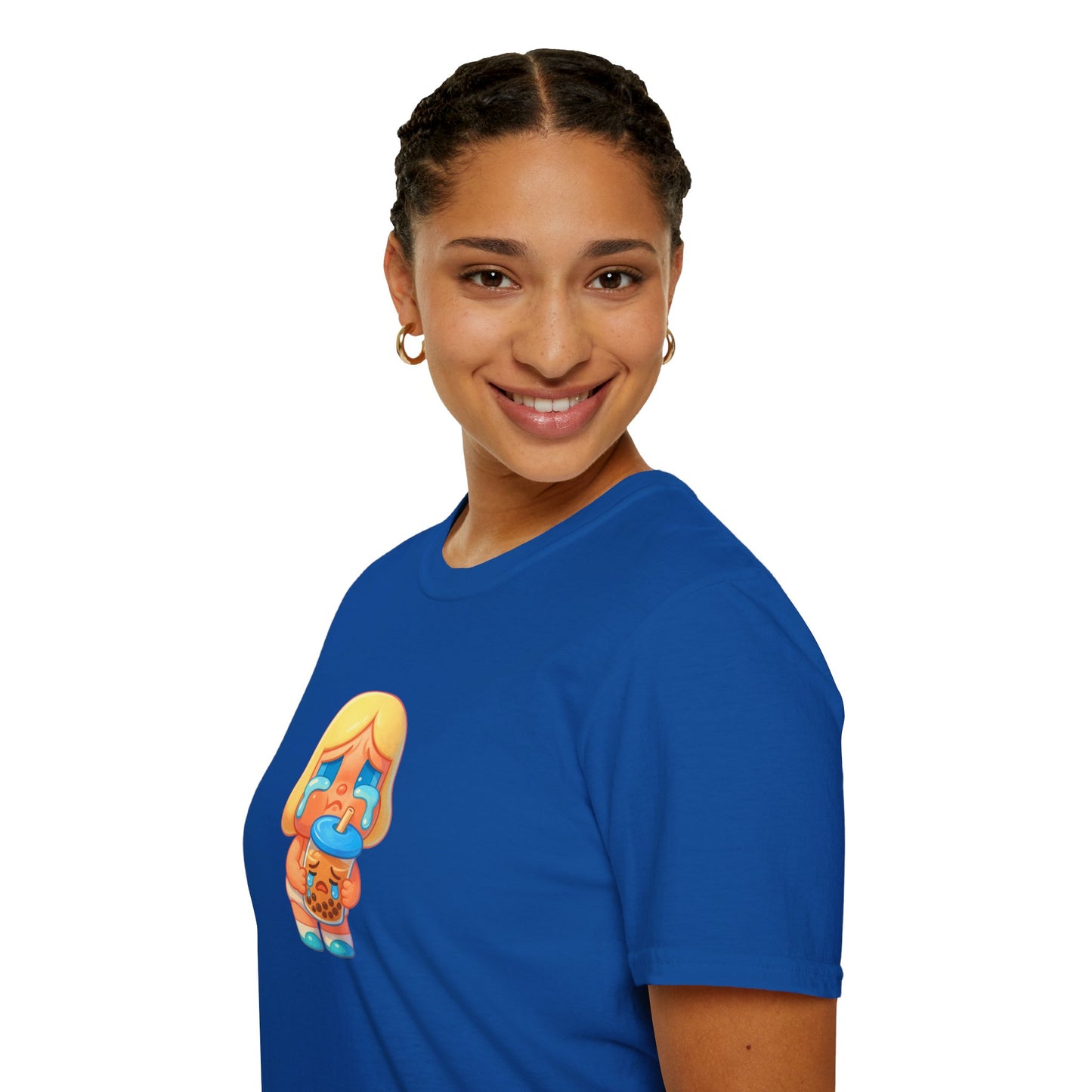 CryBaby Inspired holding a sad bubble tea (Popmart) Adult Unisex Shirt