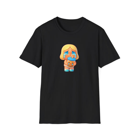 CryBaby Inspired holding a sad bubble tea (Popmart) Adult Unisex Shirt