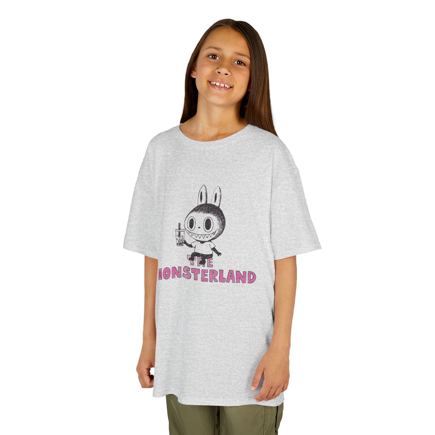 The Monsterland Boba (Sketch Labubu-Inspired) Kid's Unisex Shirt