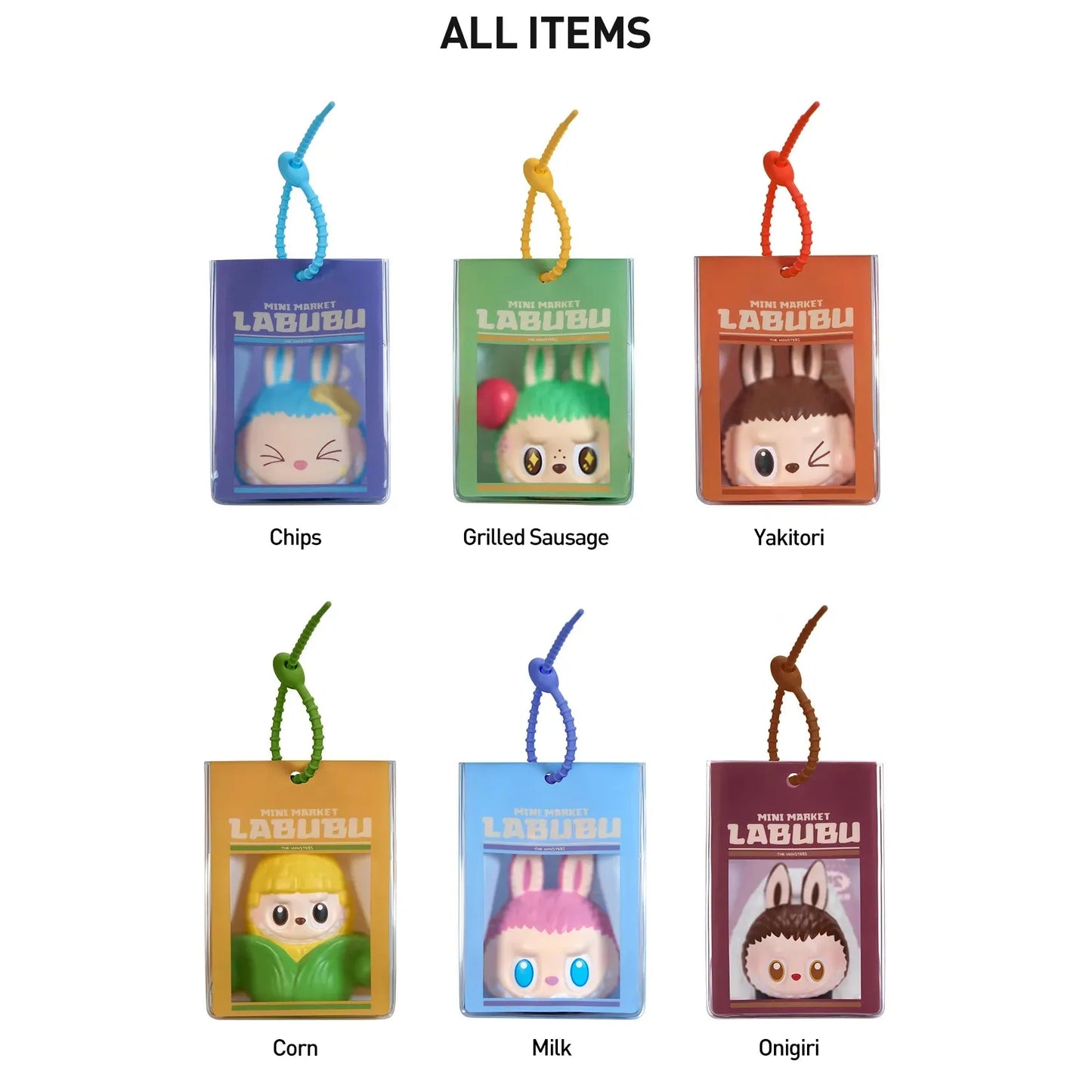 The Monsters Wacky Mart Labubu Squish Pendant Mystery Blind Box