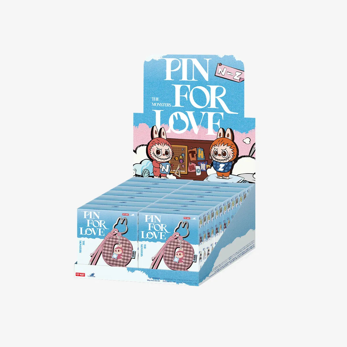 THE MONSTERS Pin for Love Series Letter Pendant Blind Box (Set)