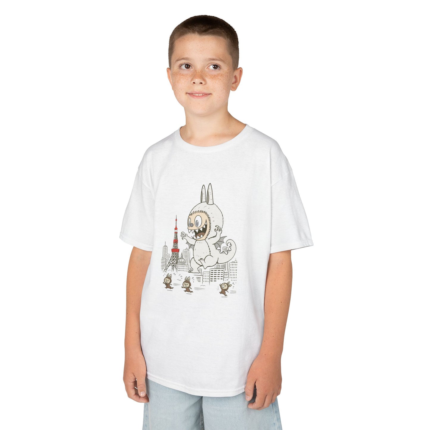 Zimomo Takes Tokyo (Labubu-Inspired) Kid's Shirt