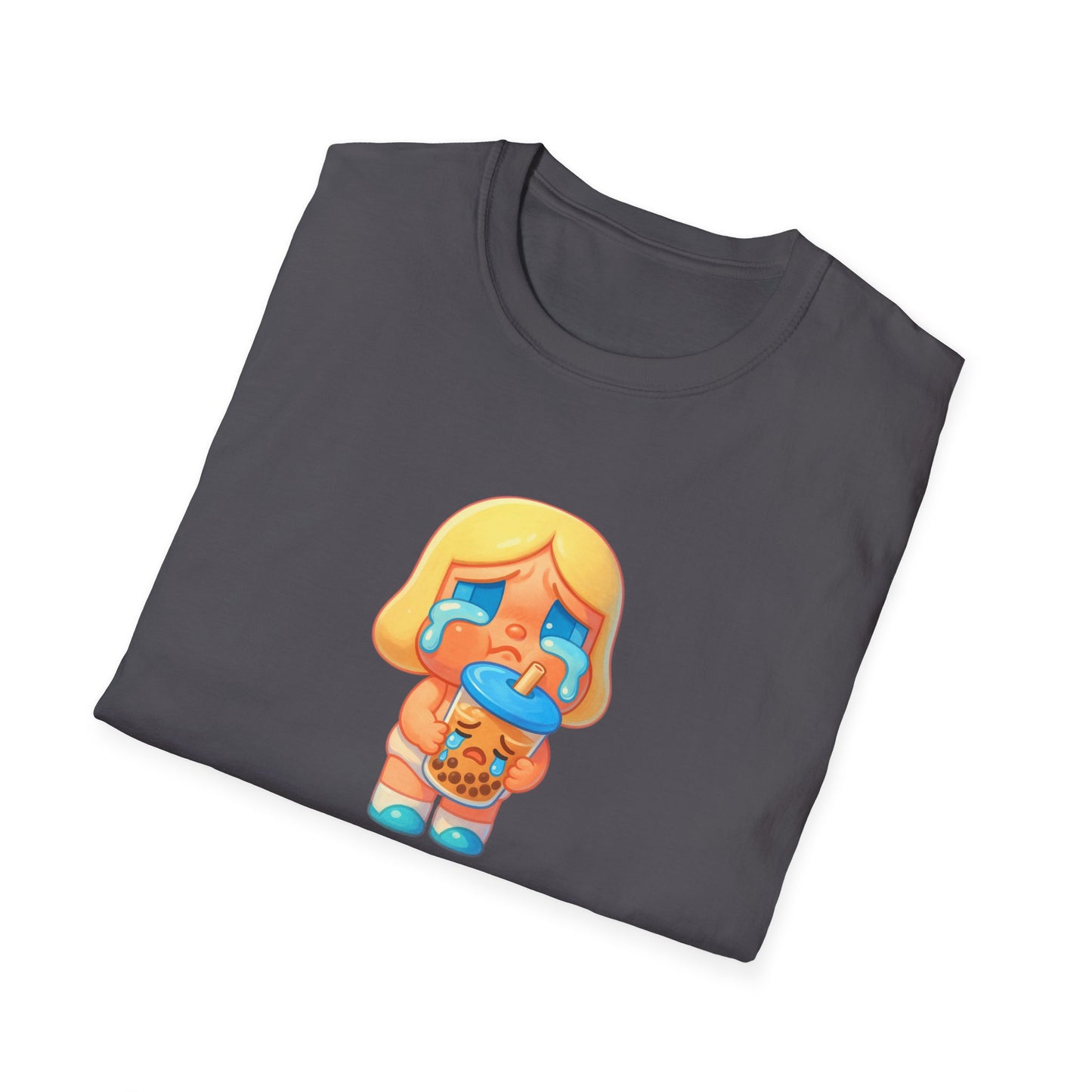 CryBaby Inspired holding a sad bubble tea (Popmart) Adult Unisex Shirt