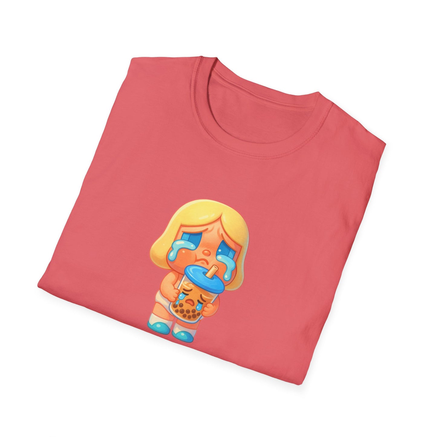 CryBaby Inspired holding a sad bubble tea (Popmart) Adult Unisex Shirt