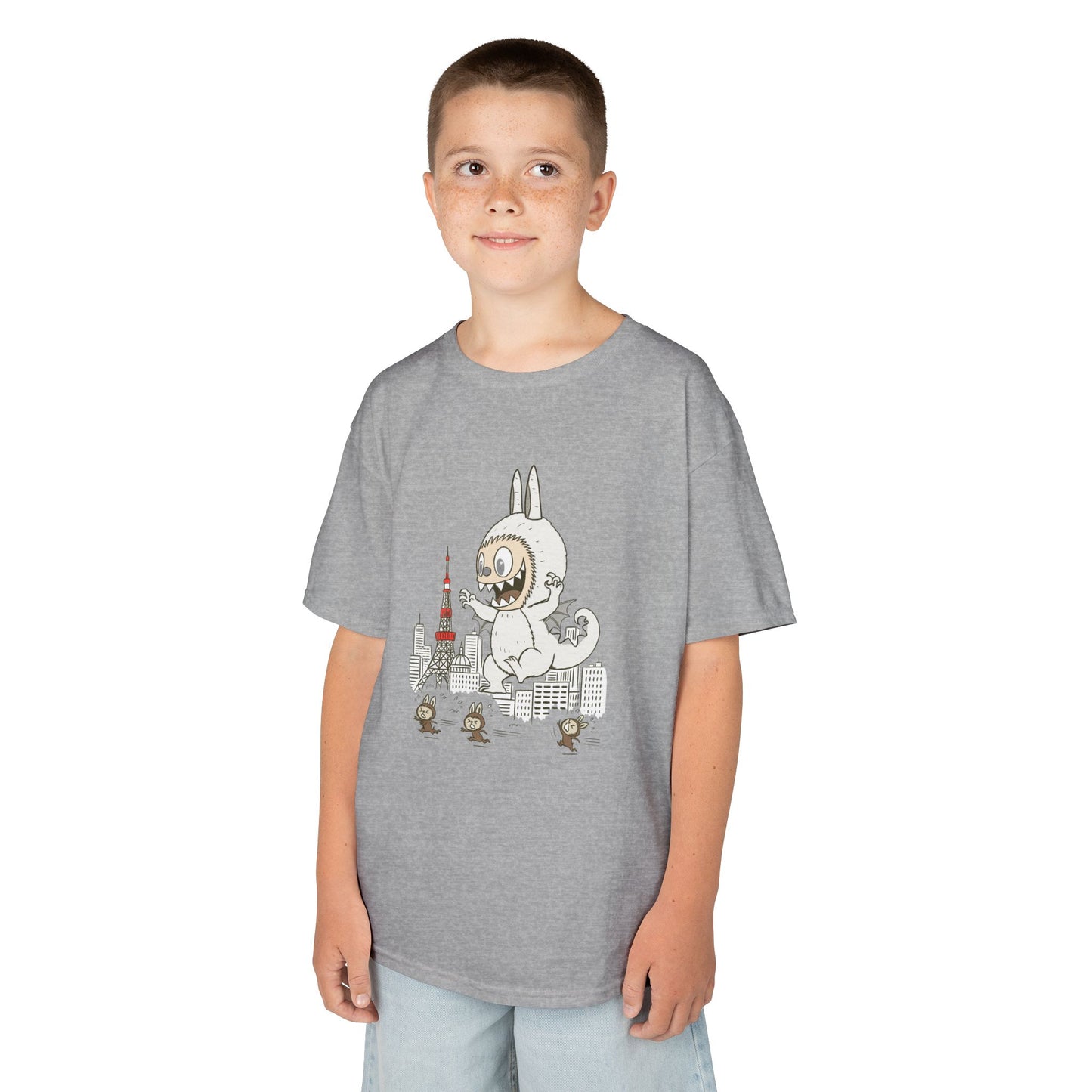 Zimomo Takes Tokyo (Labubu-Inspired) Kid's Shirt