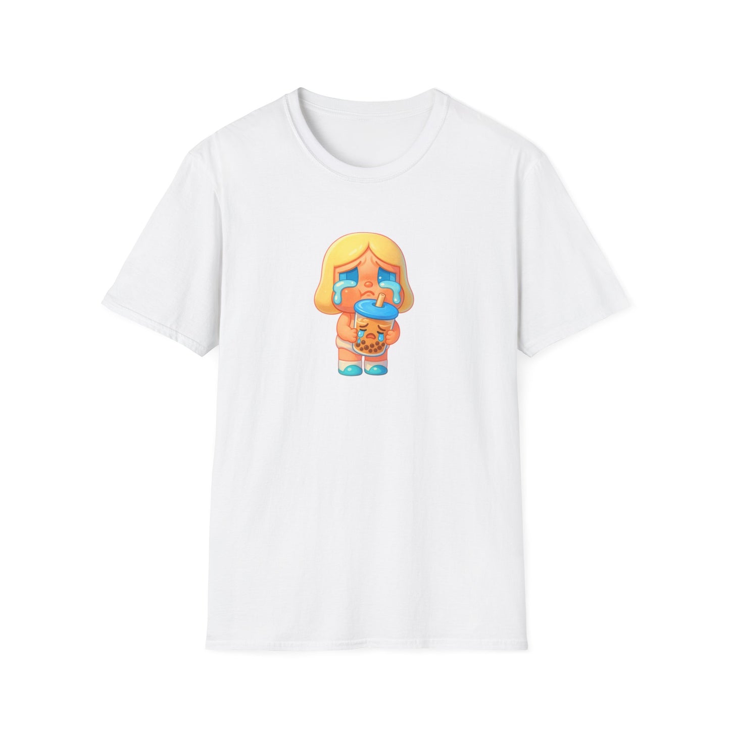 CryBaby Inspired holding a sad bubble tea (Popmart) Adult Unisex Shirt