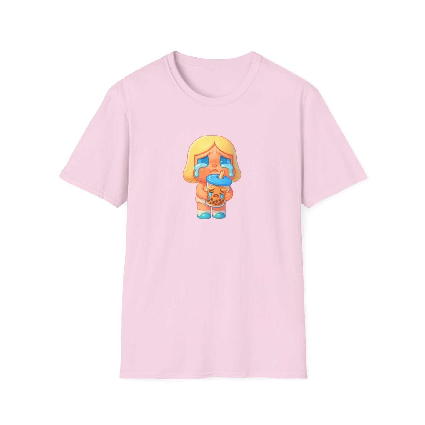 CryBaby Inspired holding a sad bubble tea (Popmart) Adult Unisex Shirt
