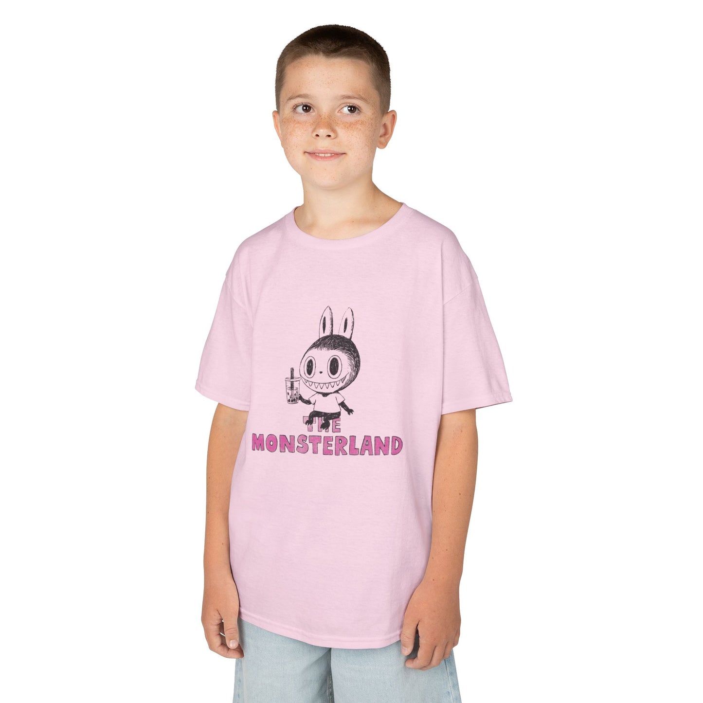 The Monsterland Boba (Sketch Labubu-Inspired) Kid's Unisex Shirt