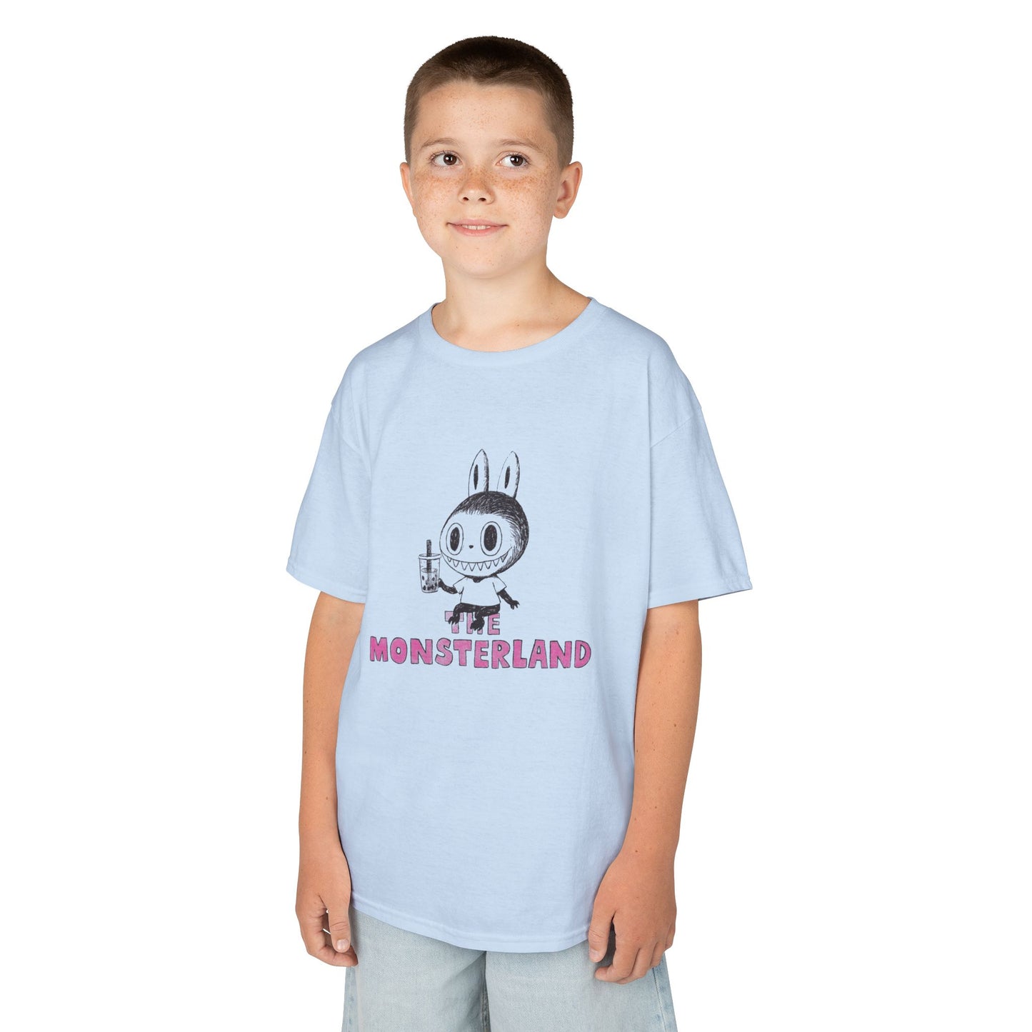 The Monsterland Boba (Sketch Labubu-Inspired) Kid's Unisex Shirt