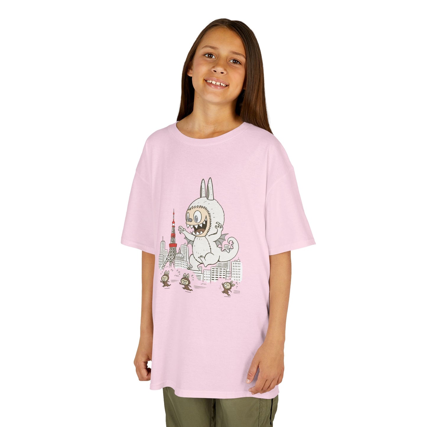 Zimomo Takes Tokyo (Labubu-Inspired) Kid's Shirt