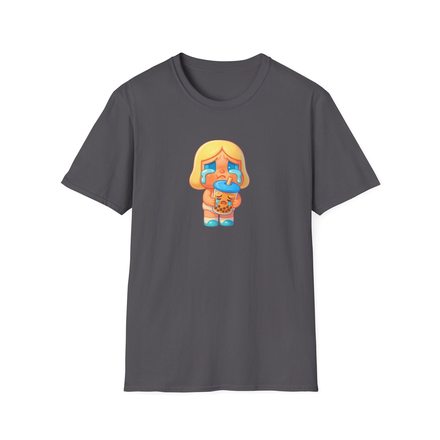 CryBaby Inspired holding a sad bubble tea (Popmart) Adult Unisex Shirt