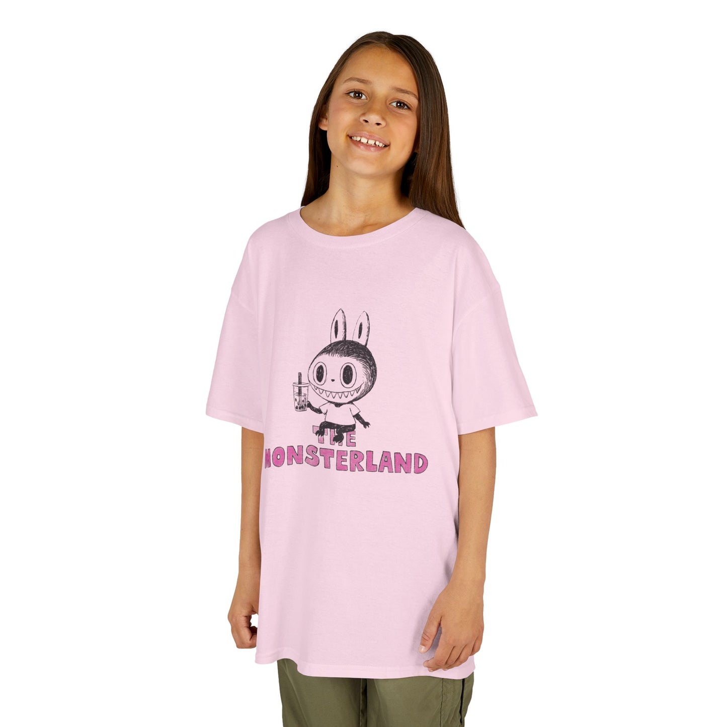 The Monsterland Boba (Sketch Labubu-Inspired) Kid's Unisex Shirt