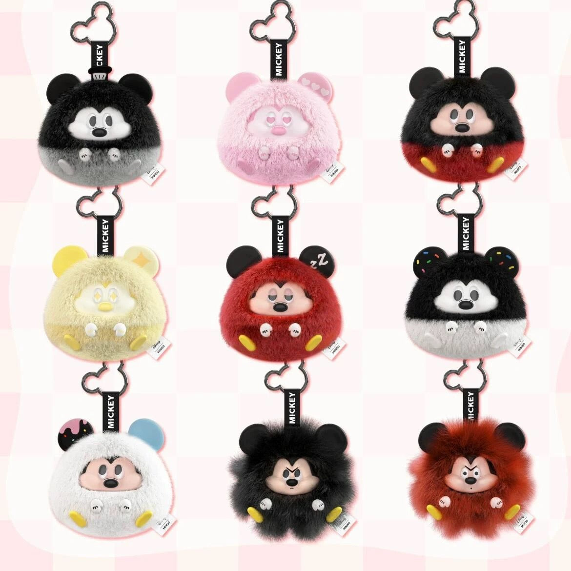 Mickey Mouse Fun Crash Vinyl Plush Keychain Series (Blind Box)