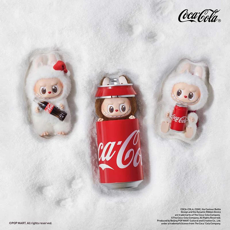 Labubu Special Edition: Coca Cola Vinyl Face Plush (Blind Box)