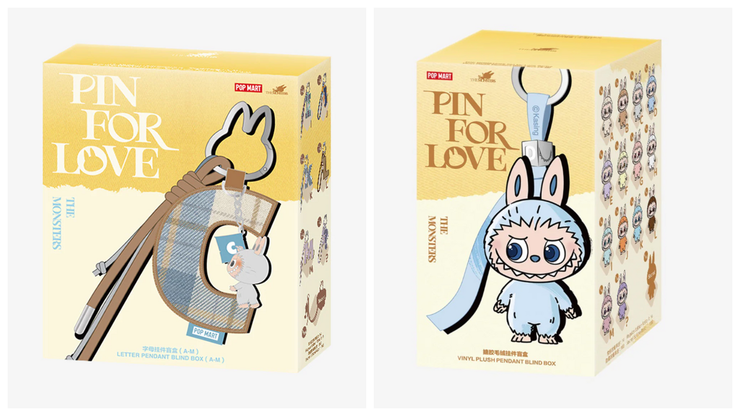 The Monsters: Pin For Love Plush + Letter Combo! (A-Z)