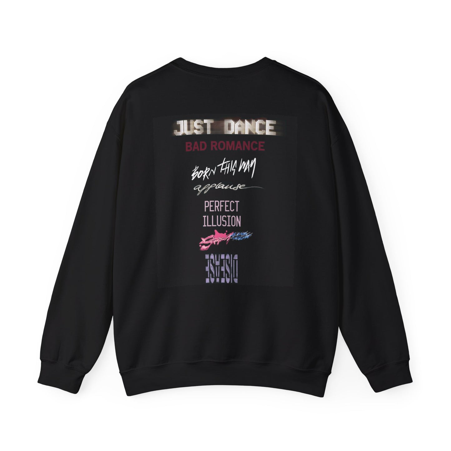 Lady Ga Ga Lg7 Eras Disease double sided Unisex Crewneck Sweatshirt
