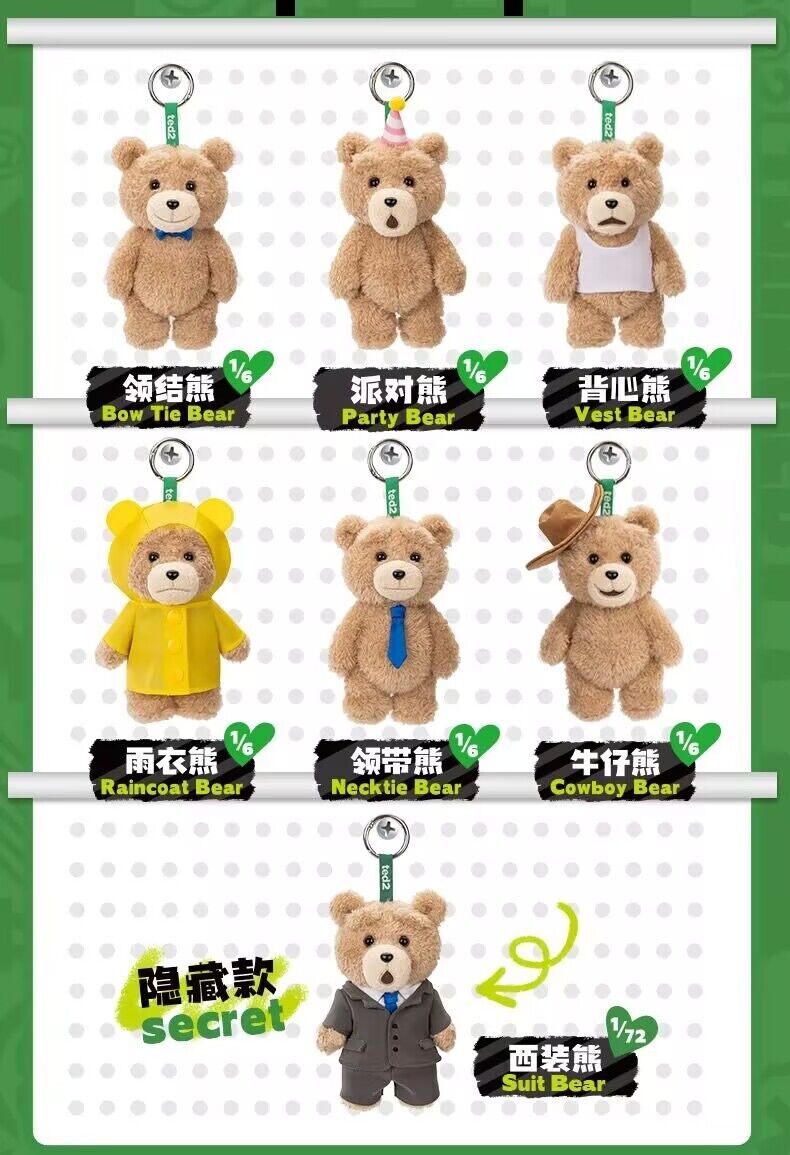 Ted 2 Plush Keychain