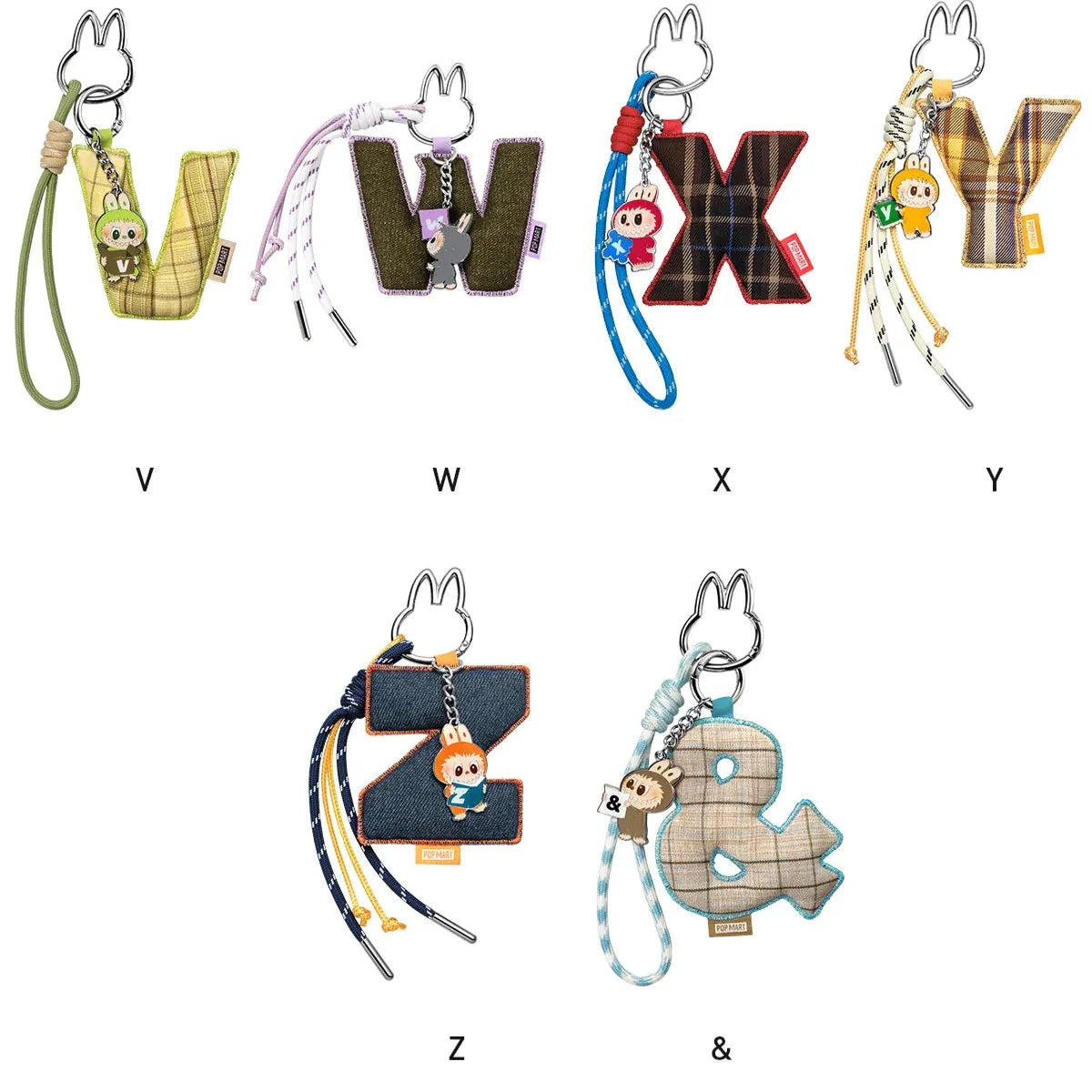 THE MONSTERS Pin for Love Series Letter Pendant Blind Box (Set)