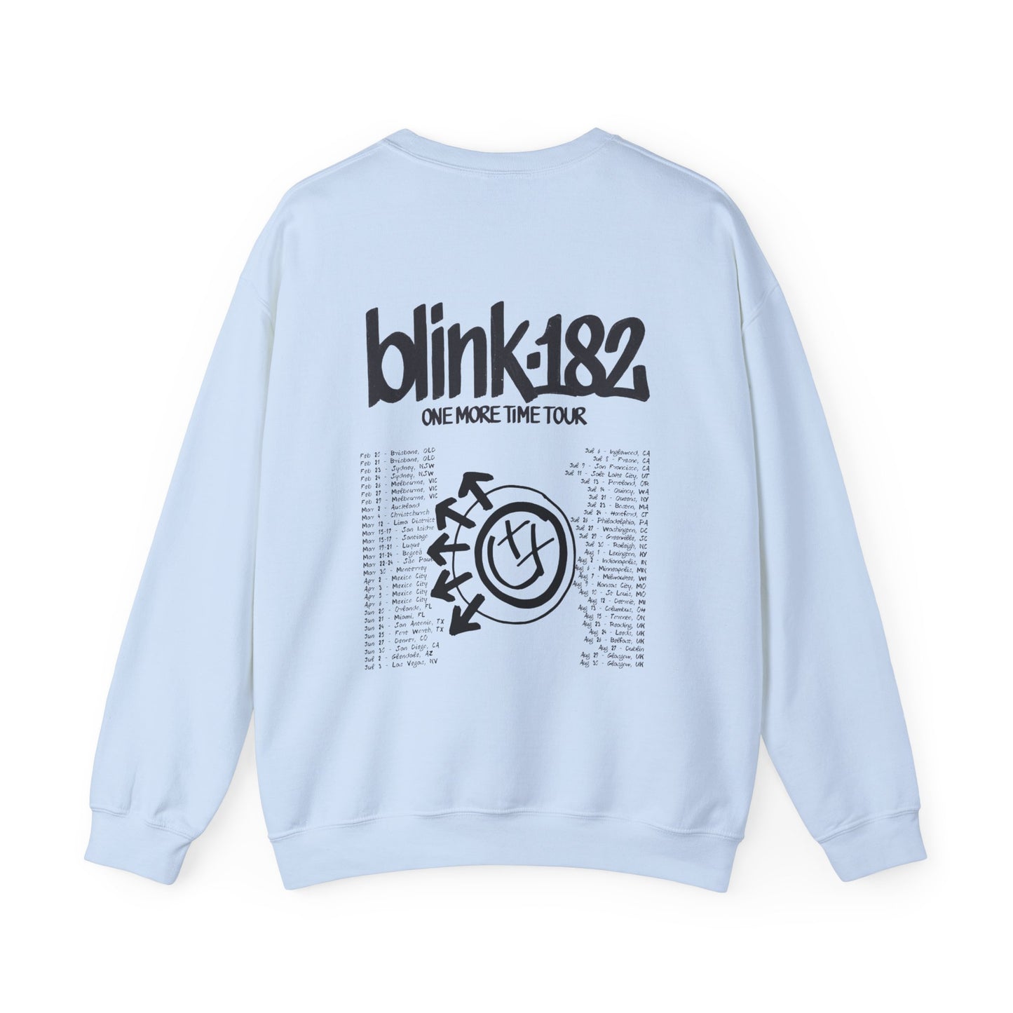 One More Time 2024 World Tour (Blink 182) Sweatshirt