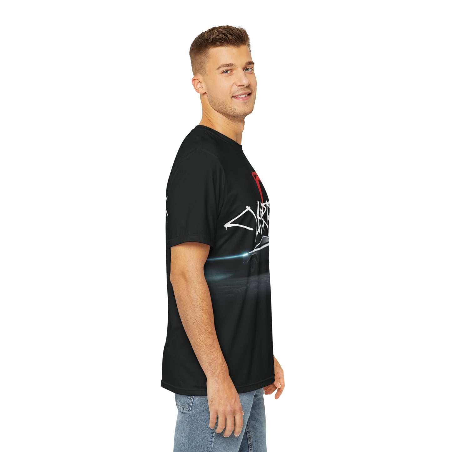 Tesla Cybertruck graphic Men's Polyester Tee