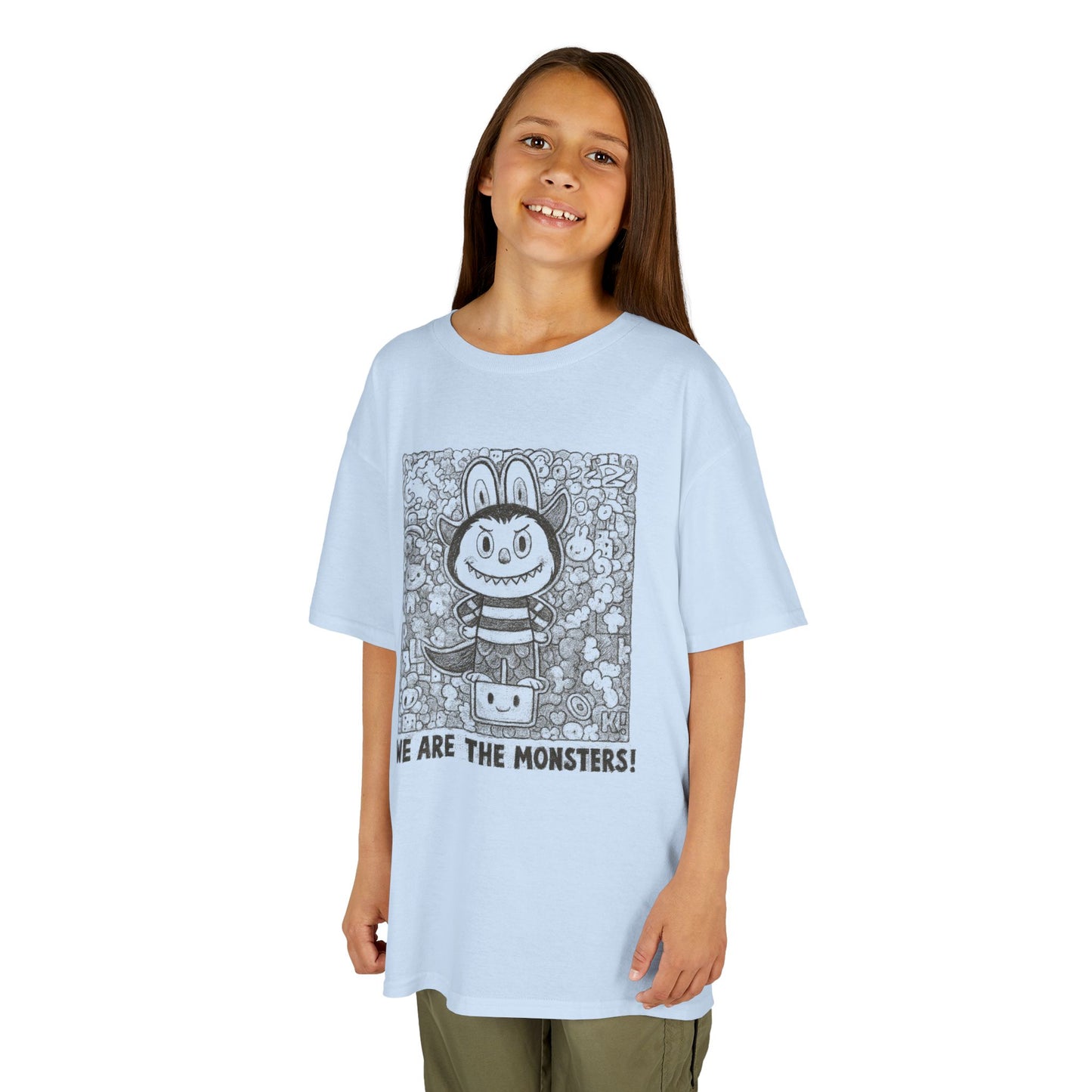We Are The Monsters! (Sketch Labubu-Inspired) Kid's Unisex Shirt