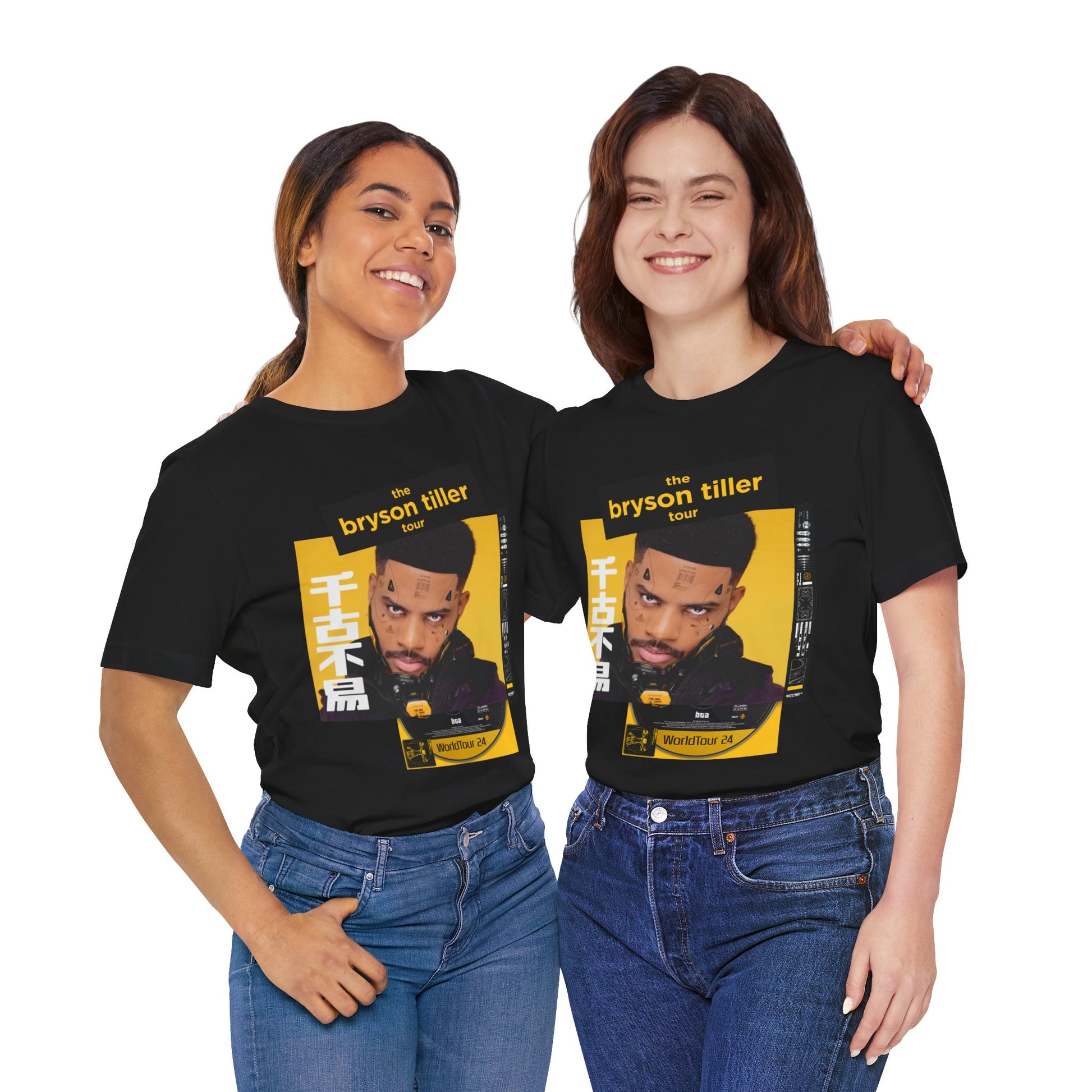 Bryson Tiller 2024 Tour (Double Sided With Dates) Unisex Shirt