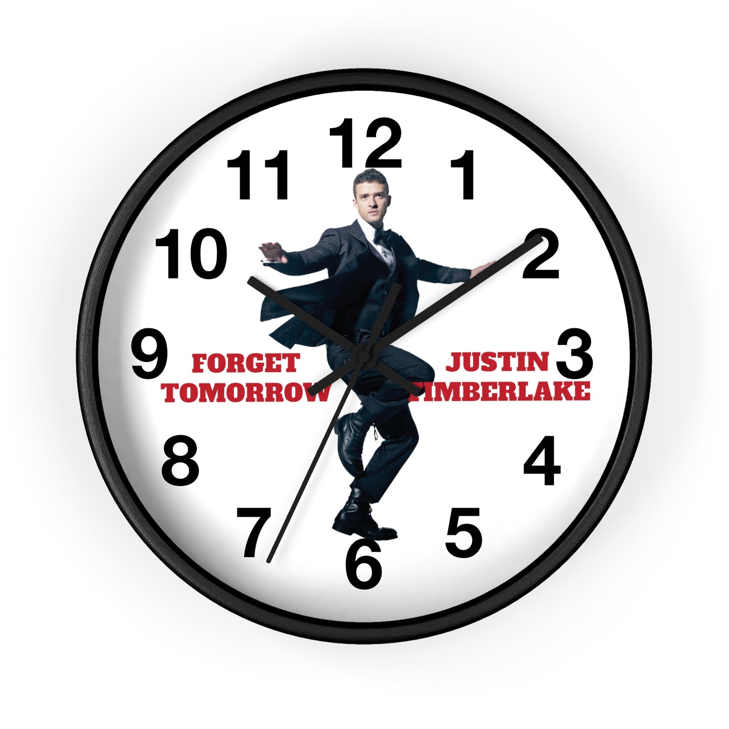 Justin Timberlake Forget Tomorrow 2024 Wall Clock