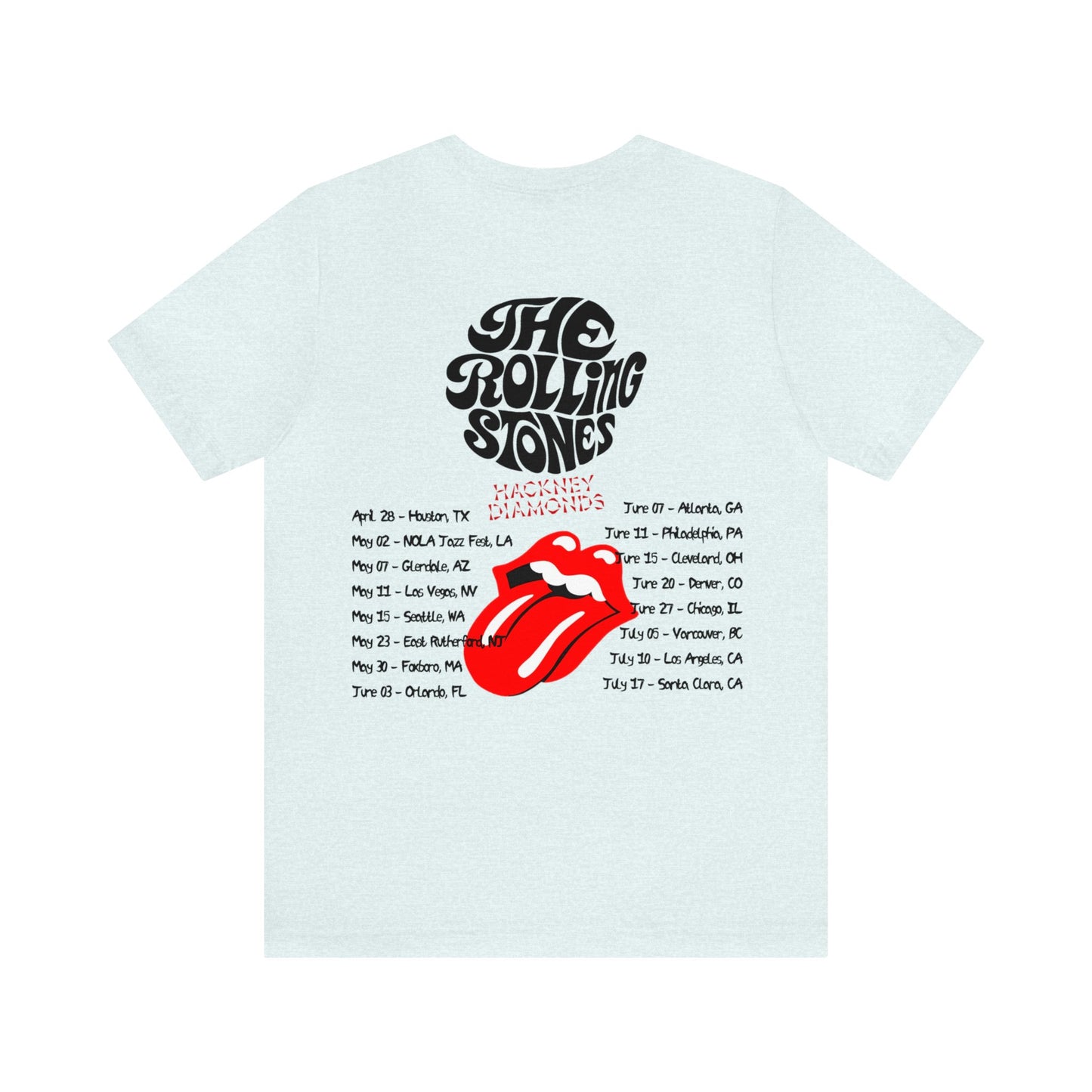 The Rolling Stones HACKNEY DIAMONDS 2024 Tour Shirt