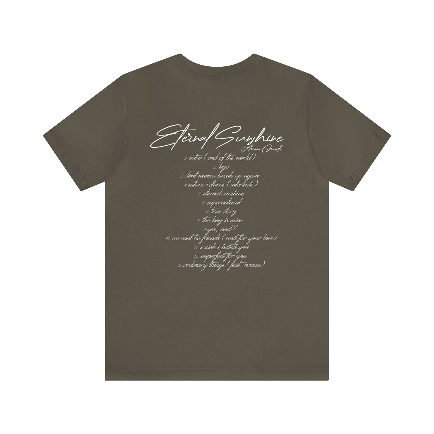 Eternal Sunshine Tracklist (Ariana Grande 2024) Unisex Shirt