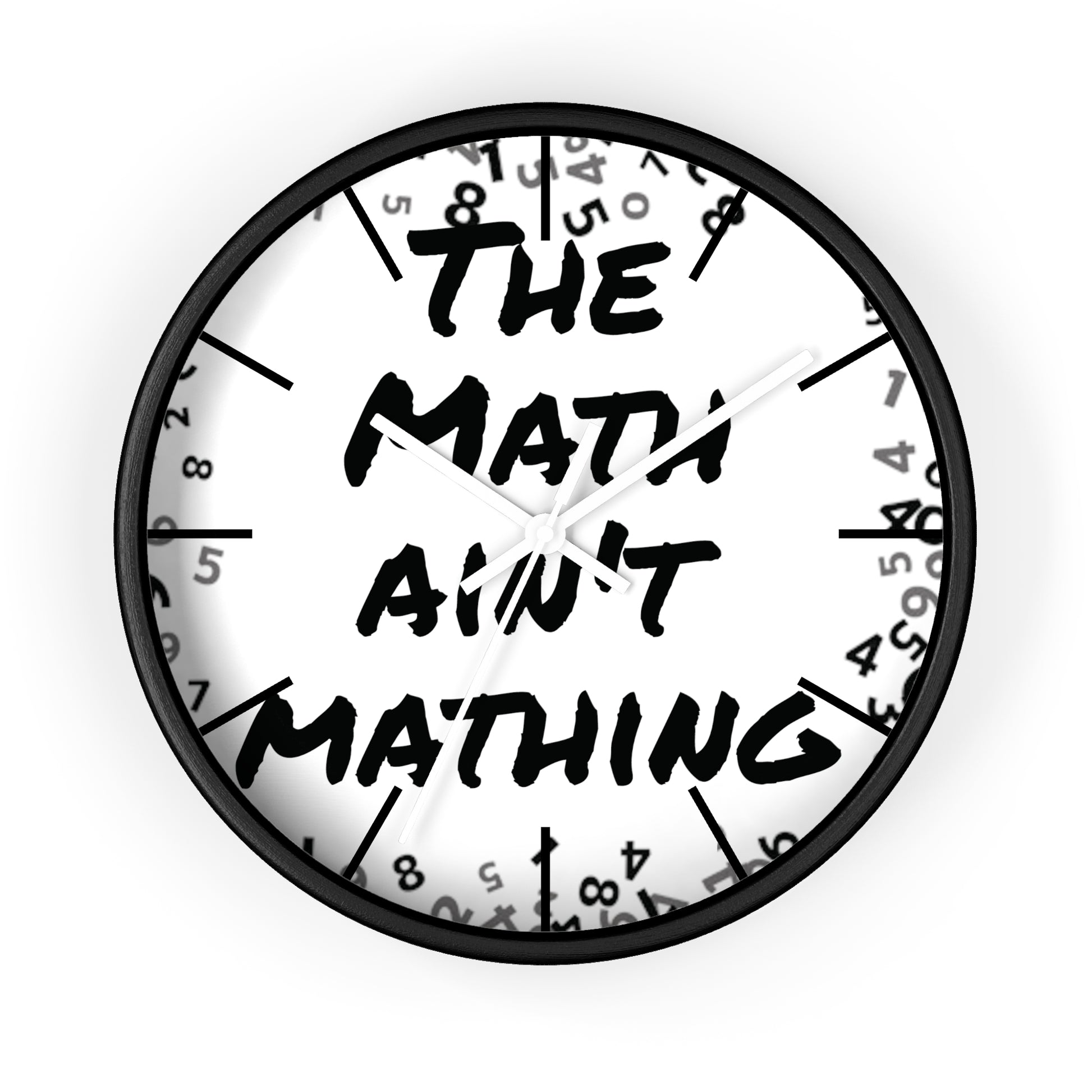 The Math ain't Mathing meme Wall Clock