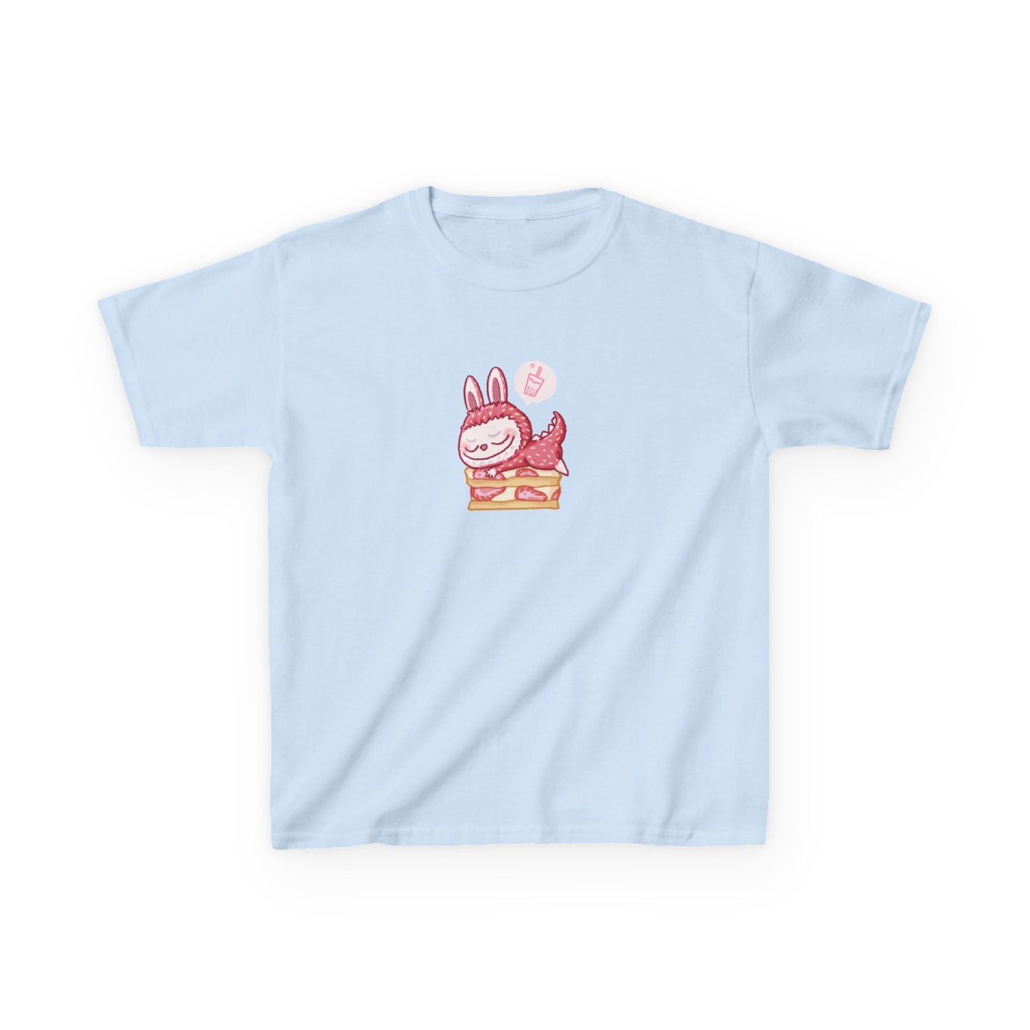 Zimomo (Labubu) X Bubble Tea! Popmart Kids Unisex Shirt